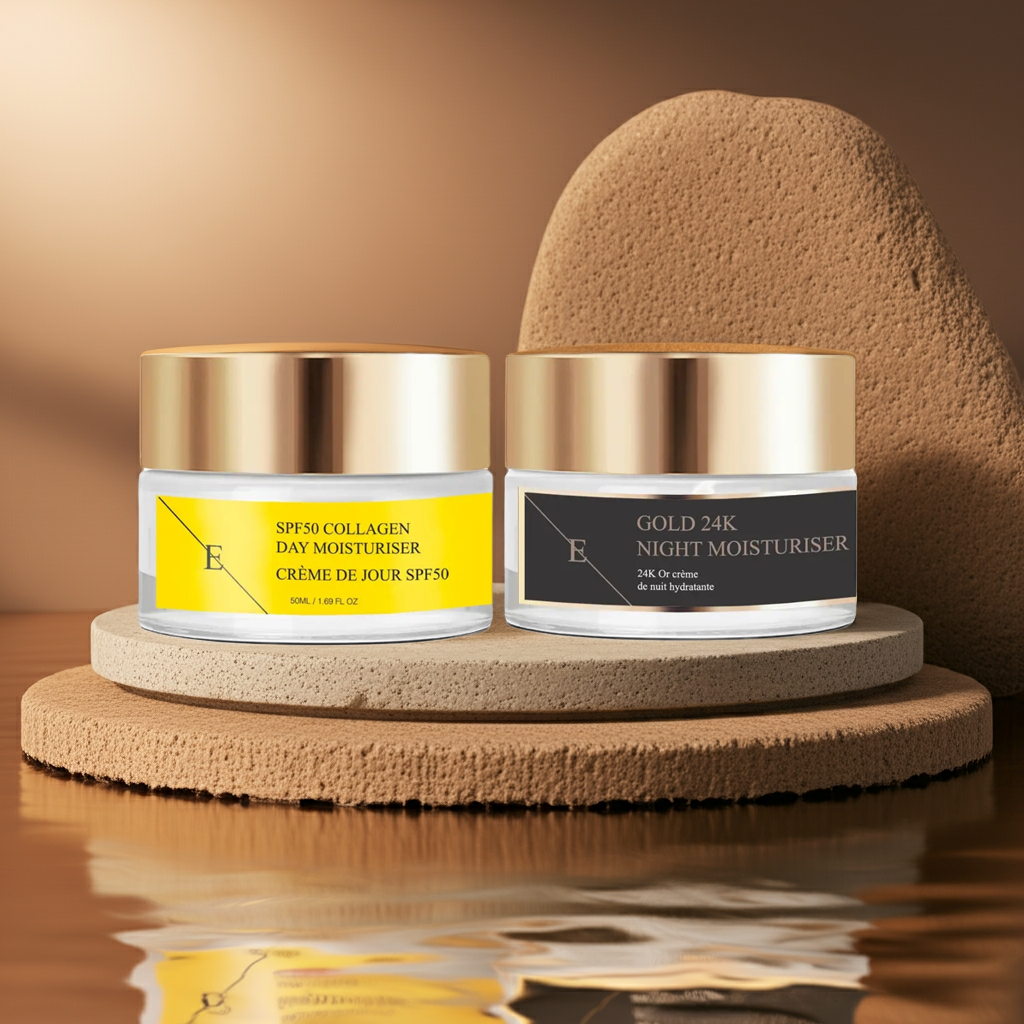 2pc SPF50 Collagen & Gold Set