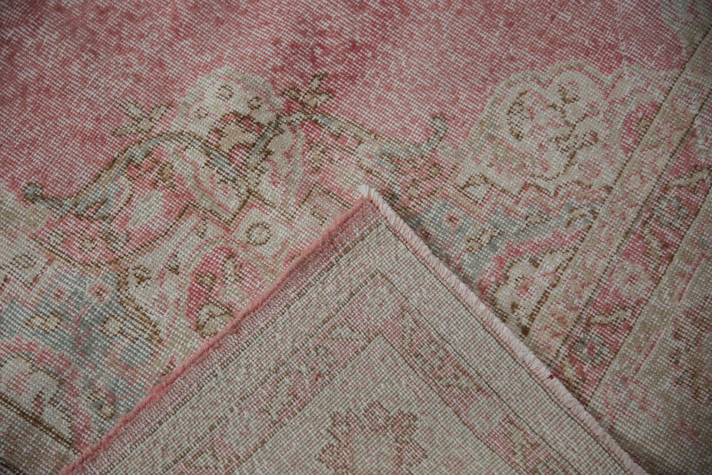RESERVED 7x10.5 Vintage Distressed Sparta Carpet