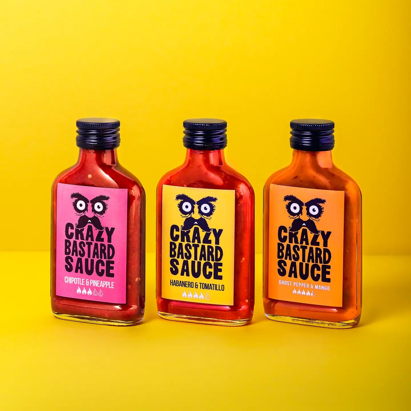 3-Set (Bestsellers) Hot Sauce Pack