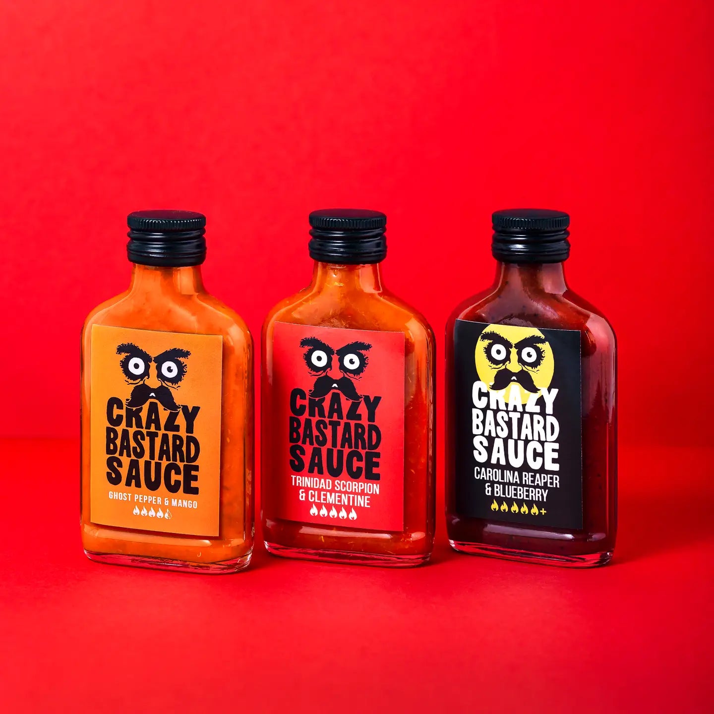 3-Set (Hottest) Hot Sauce Pack