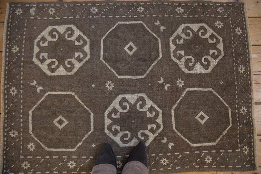 2.5x3.5 Vintage Distressed Oushak Rug