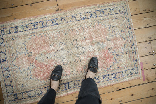 2.5x4.5 Vintage Distressed Oushak Rug