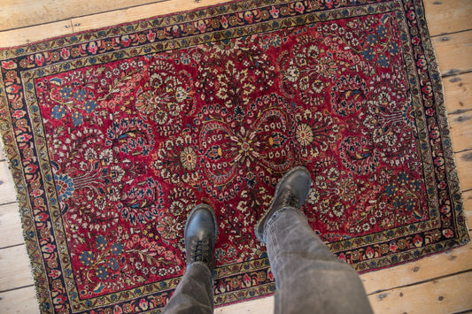 3x5 Antique German Sarouk Rug