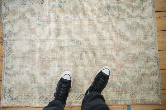 3x3.5 Vintage Distressed Oushak Square Rug