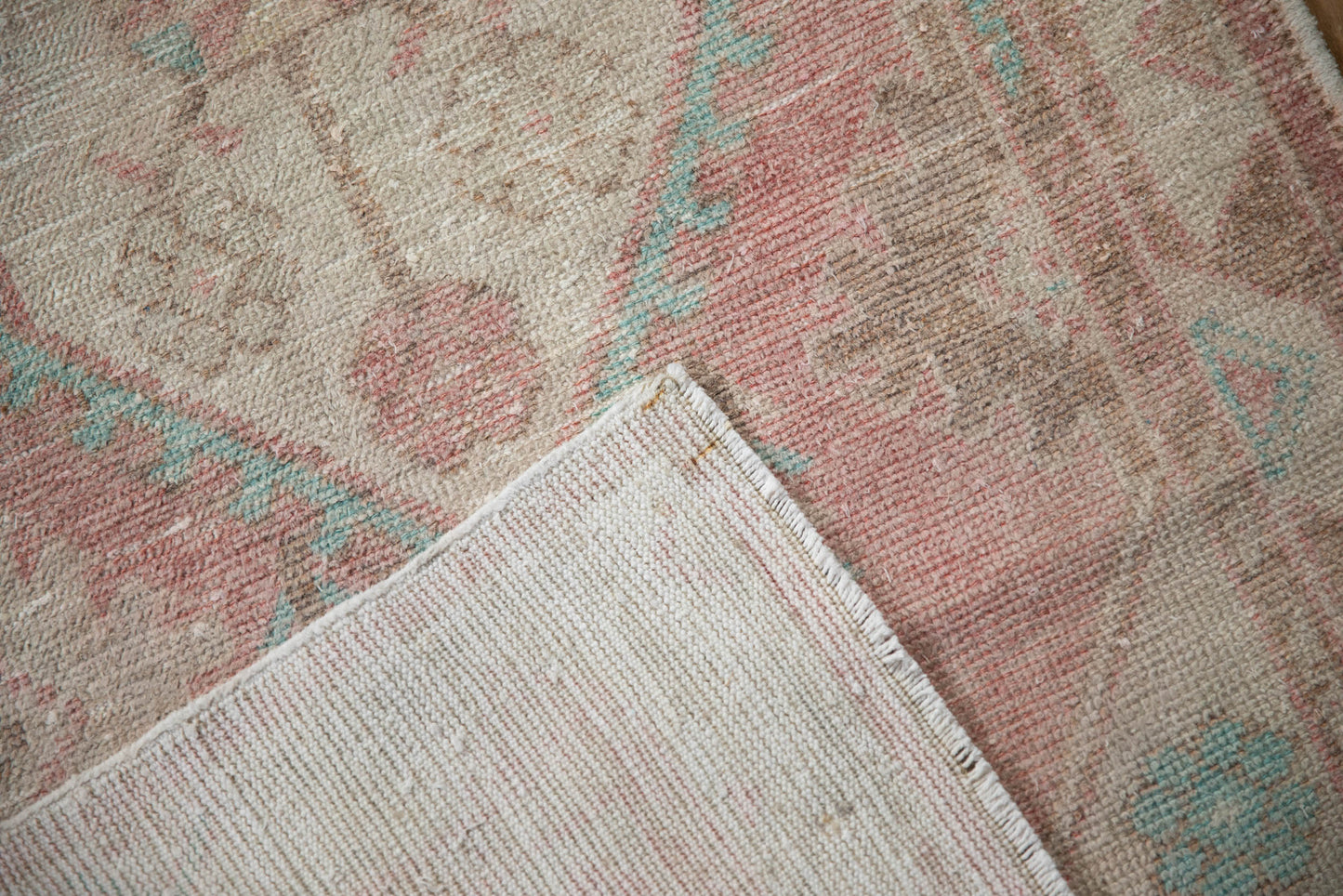 2.5x5.5 Vintage Distressed Oushak Rug Runner