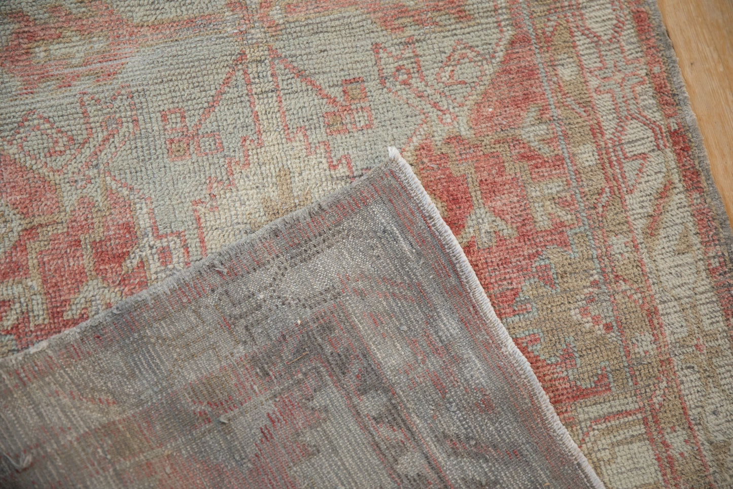 2.5x5 Vintage Distressed Oushak Rug Runner