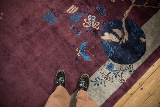 7x13.5 Antique Art Deco Carpet