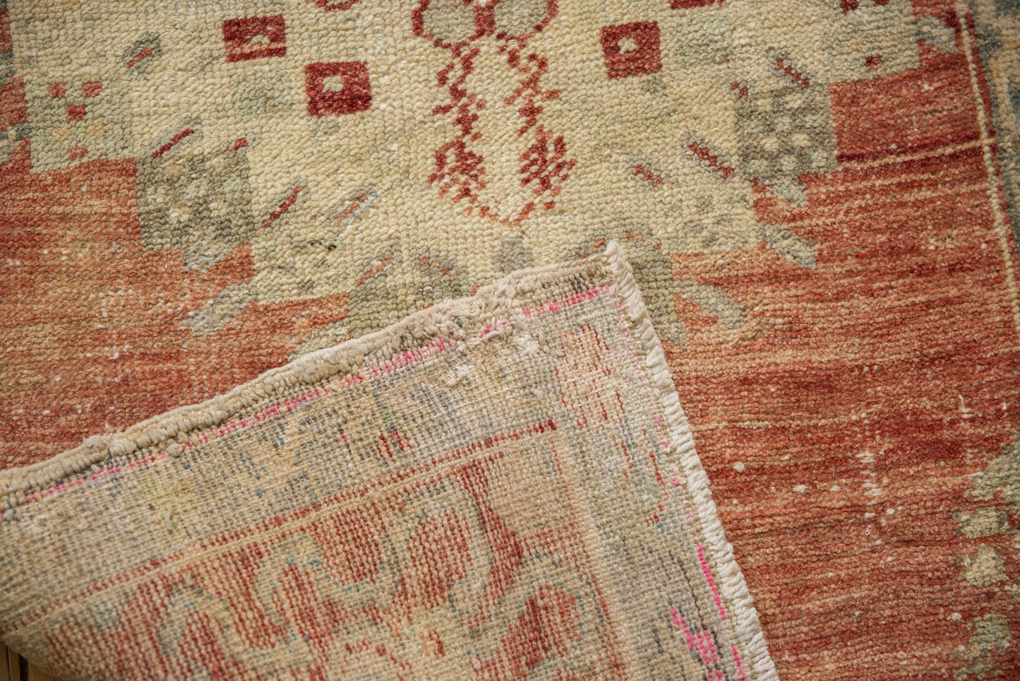 2.5x5 Vintage Distressed Oushak Rug Runner