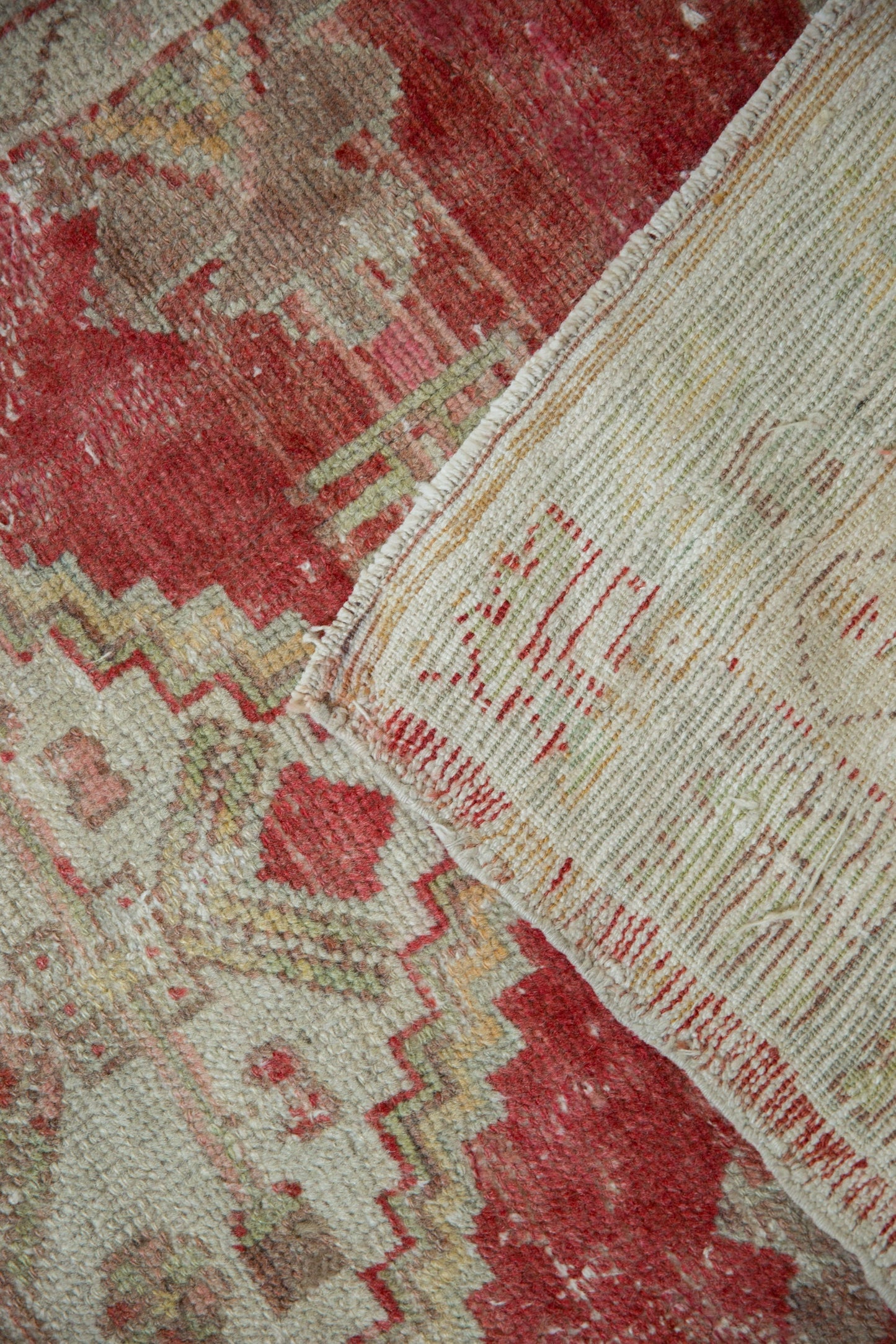 2.5x4.5 Vintage Distressed Oushak Rug