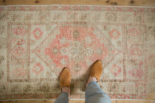 2.5x5 Vintage Distressed Oushak Rug Runner