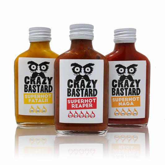 3-Set (Superhot Sauces) Hot Sauce Pack