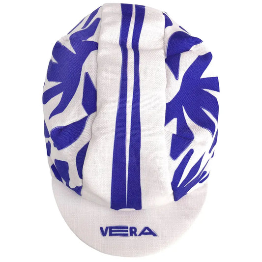 Women's Cycling Cap "Flor" Azul