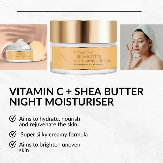 Vitamin C + Shea Butter Night Moisturiser 50ML