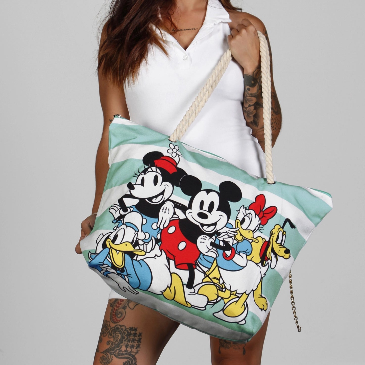 Disney Mickey Mouse Together-Soleil Beach Bag, Blue