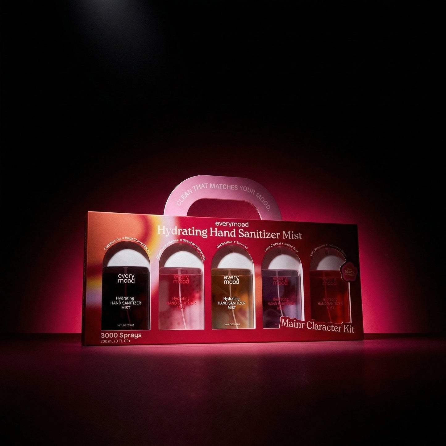 Everymood Hand Sanitizer Spray Main Character Set (5-pack)