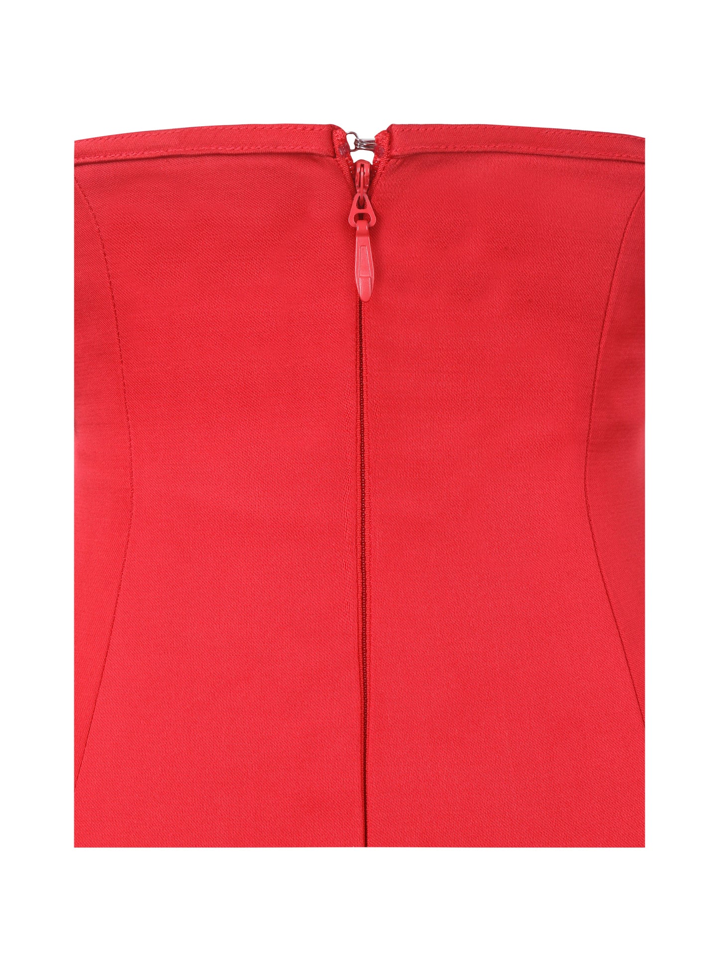 Peyton Ruby Plunging Halter Keyhole Mini Dress