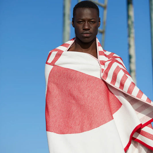 Premium Connectable Beach Towel - Organic Cotton - Crassa