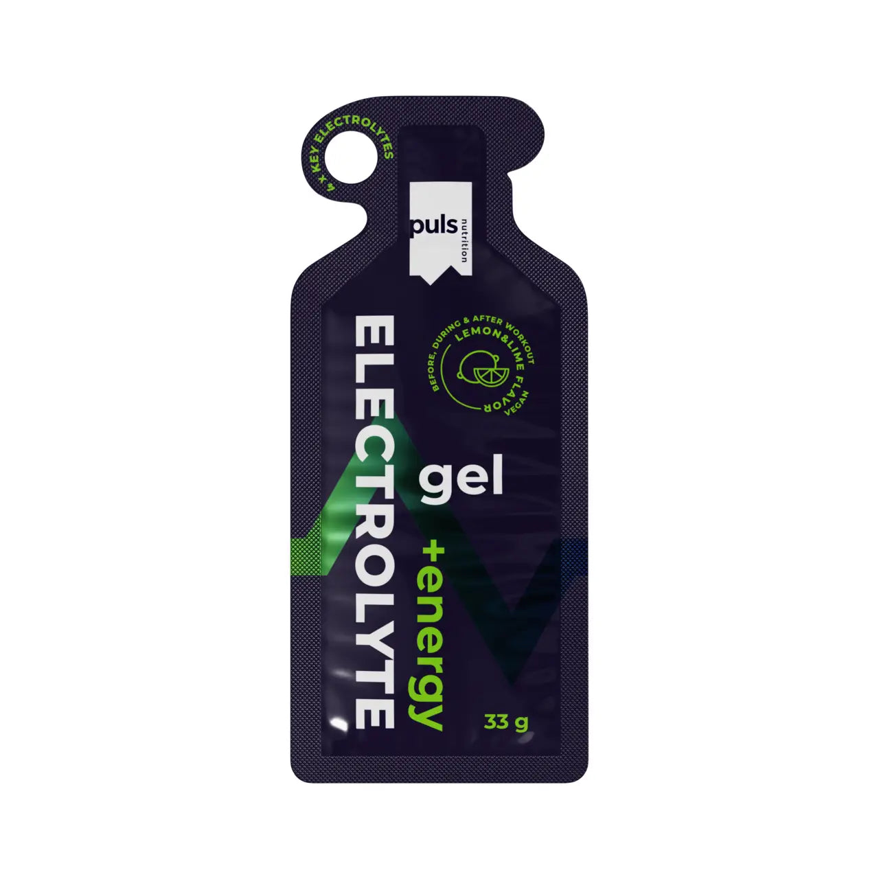 Electrolyte+Energy Gel Lemon-Lime 33 G 24stk