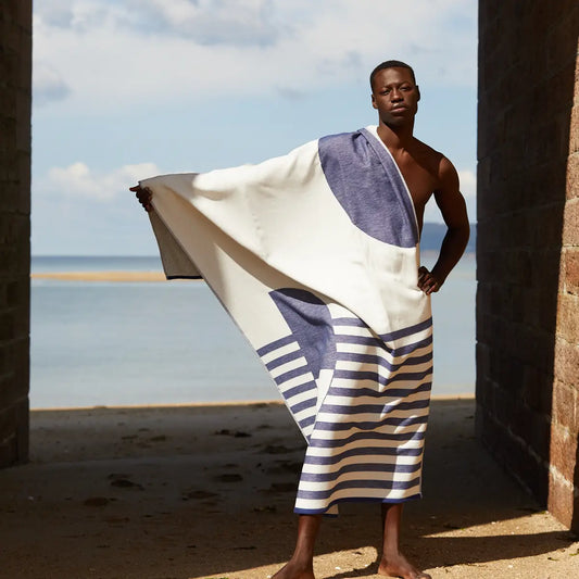 Premium Connectable Beach Towel - Organic Cotton - Florida