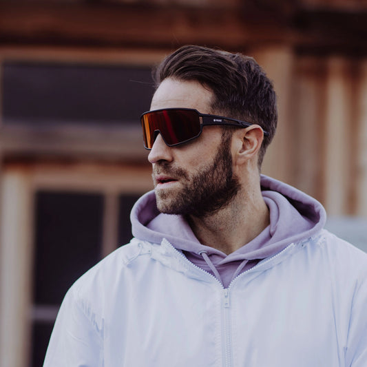 Sunwave Sports Sunglasses Black/Red