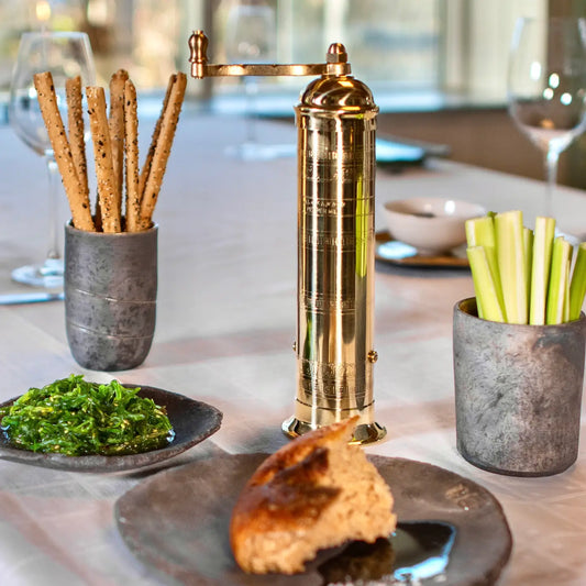 The Original 'large Brass Mill' - 10" Pepper Grinder