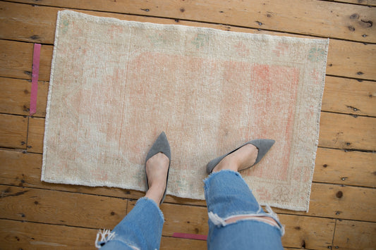 2x3.5 Vintage Distressed Oushak Rug