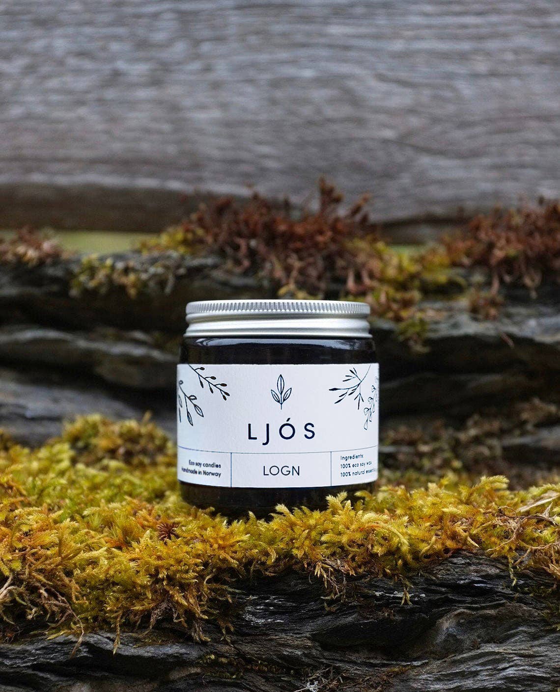 LOGN - Lavender & Bergamot Soy Candle | Handmade in Norway