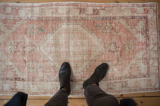 2.5x5 Vintage Distressed Oushak Rug Runner