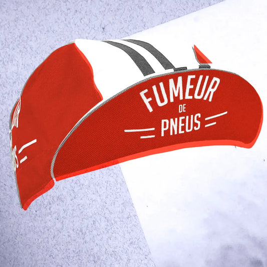 "Fumeur De Pneus" Cycling Cap