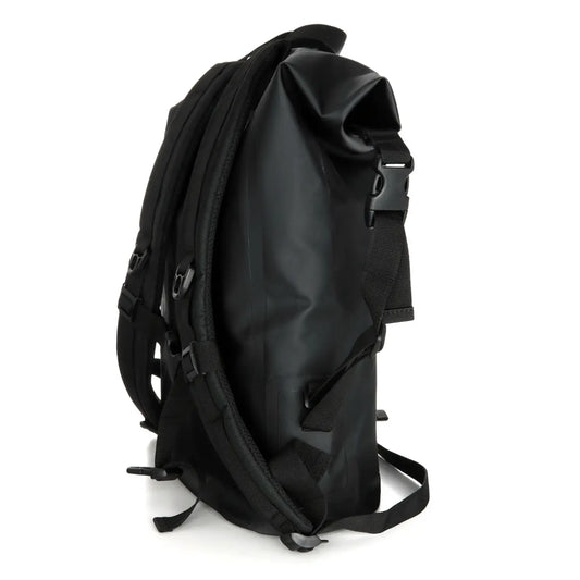 Stockholm Waterproof Backpack Black Logo