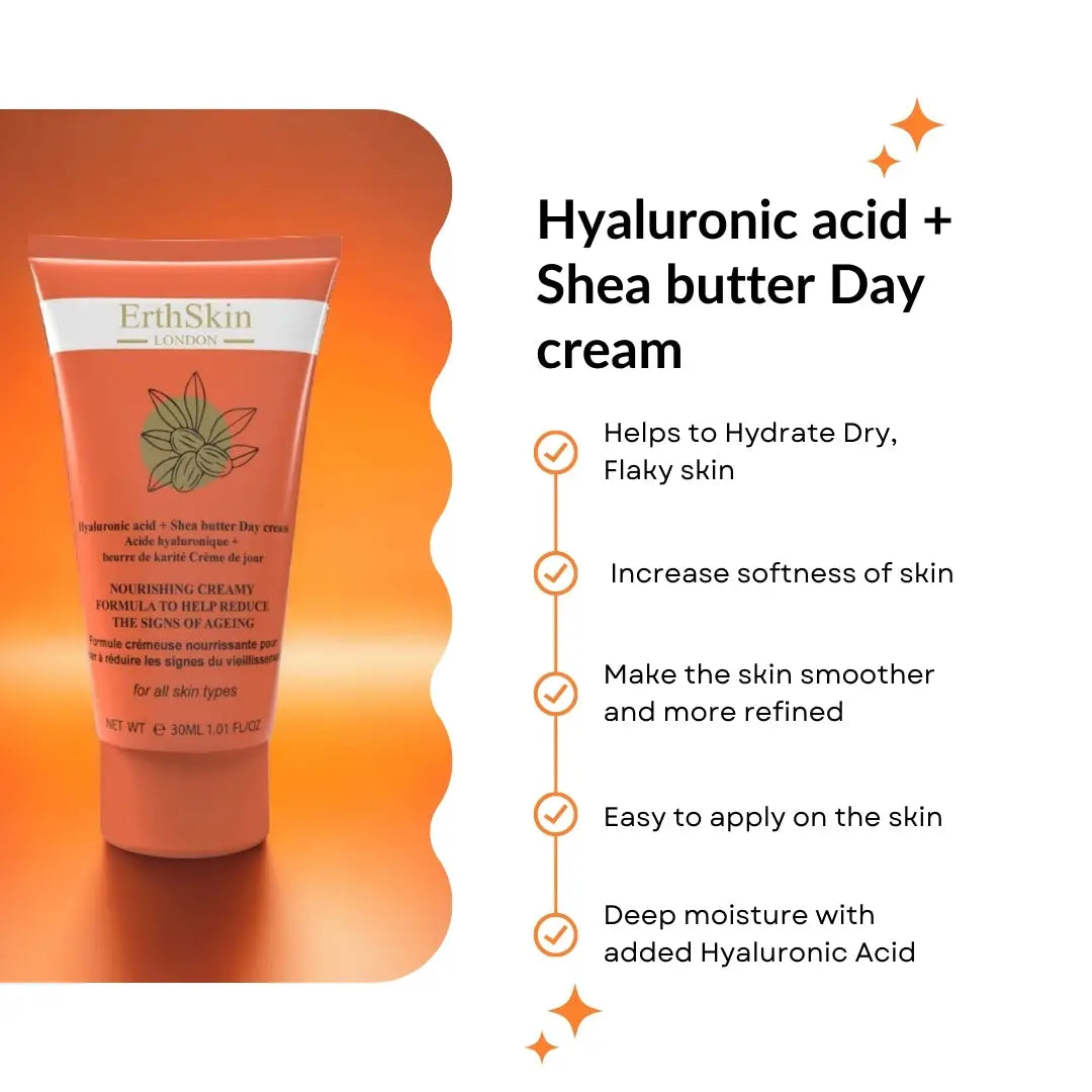 Hyaluronic Acid + Shea Butter Day Cream 30ml