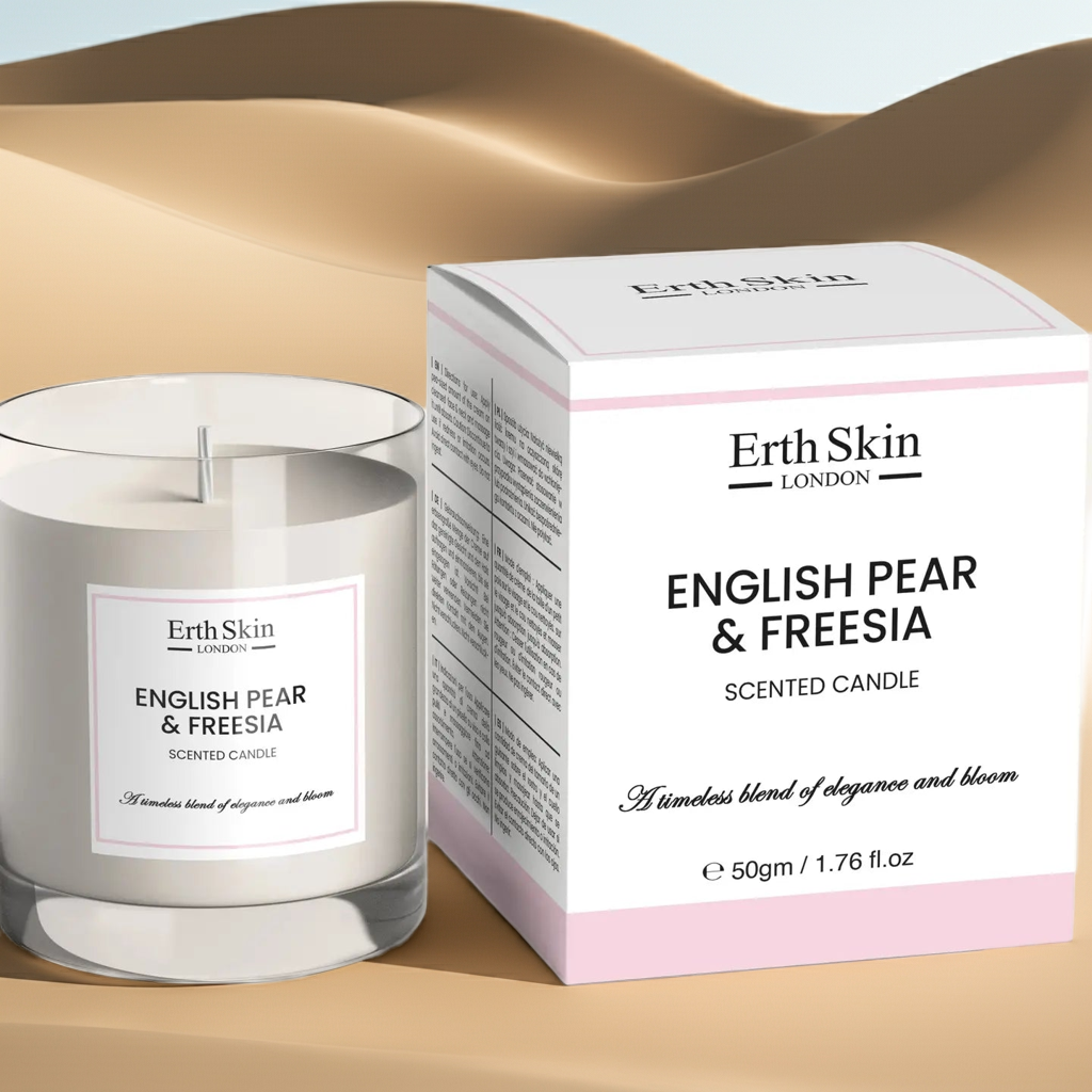English Pear & Freesia Scented Candle