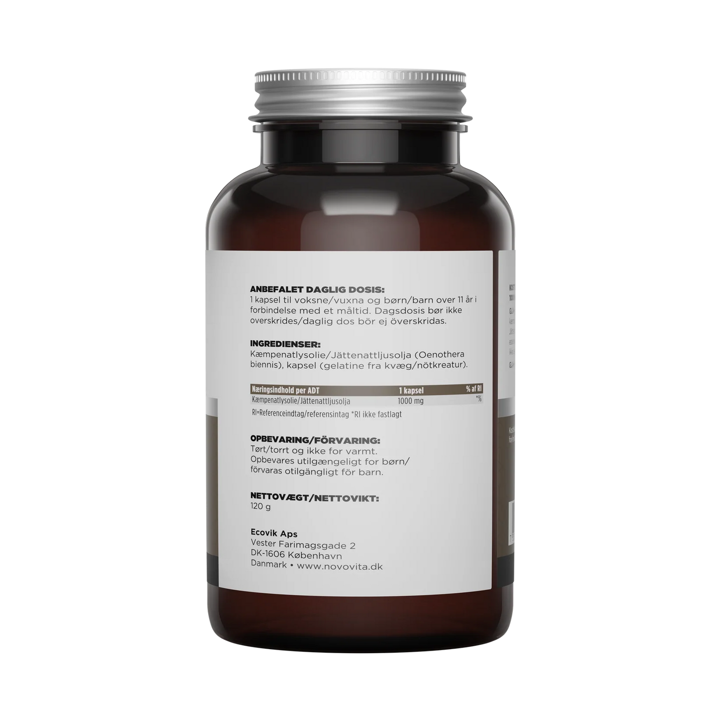 Gla+ Contains 1000 Mg of Cold-Pressed Evening Primrose Oil