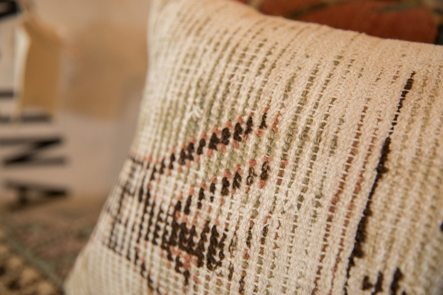 Vintage Rug Fragment Pillow