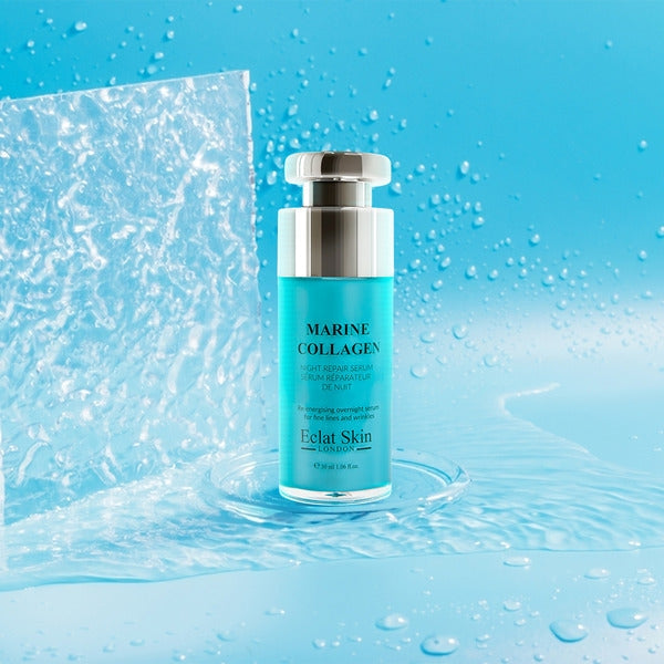 Marine Collagen Night Cream 50ml + Marine Collagen Night Repair Serum 30ml