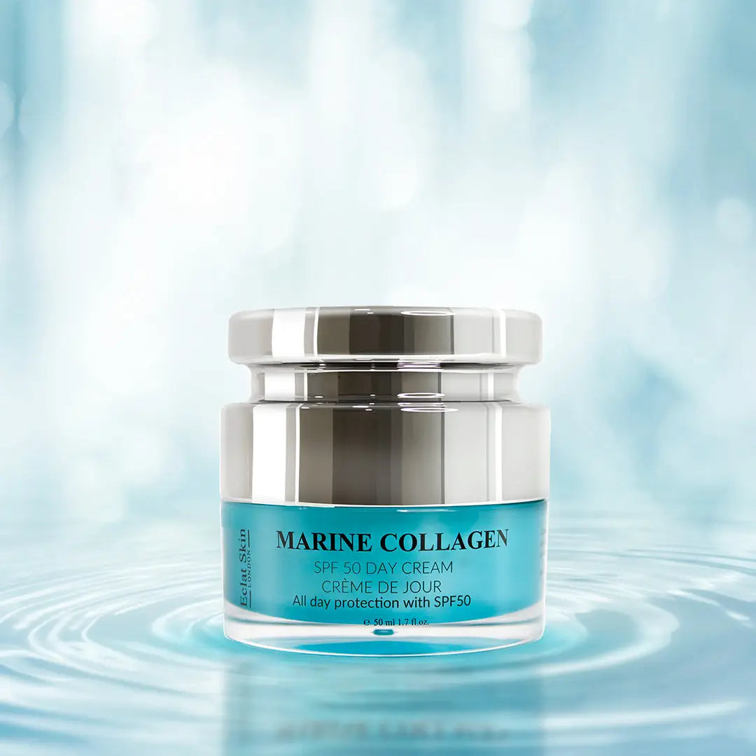 Marine Collagen SPF50 Day Cream 50ml + Marine Collagen Night Repair Serum 30ml
