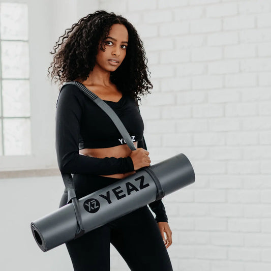 MMove Up Yoga Strap & Yoga Mat Set - Onyx Shadow