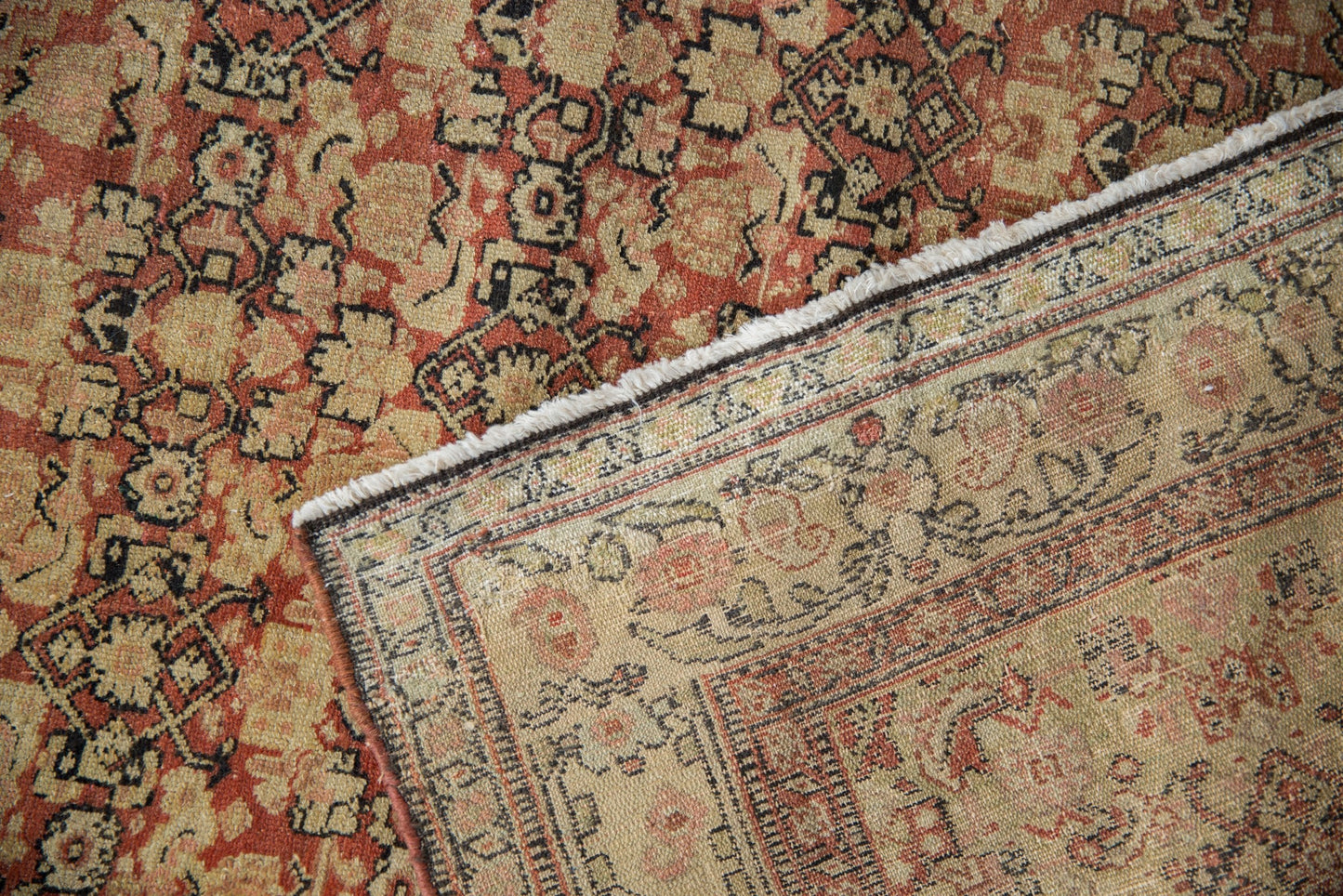 4.5x6.5 Antique Fine Distressed Senneh Rug