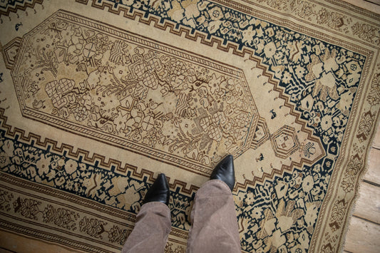 RESERVED 4.5x6.5 Antique Distressed Malayer Rug
