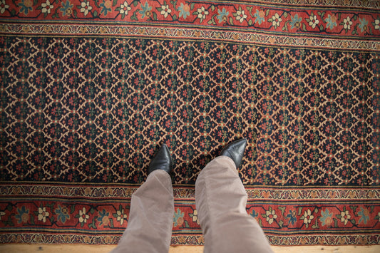 3.5x15 Antique Bijar Rug Runner