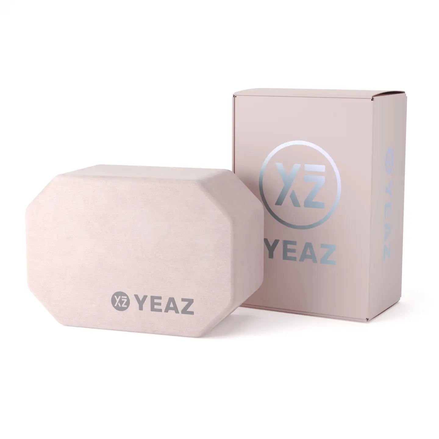 Next Level Yoga Blocks and Towel Set - Shy Blush