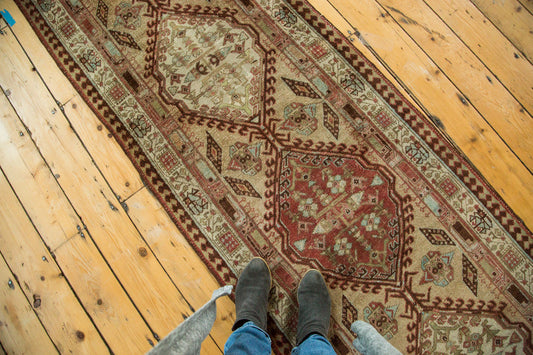 3x17.5 Vintage Persian Serab Rug Runner