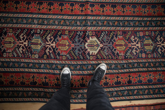 3.5x12.5 Antique Shirvan Rug Runner