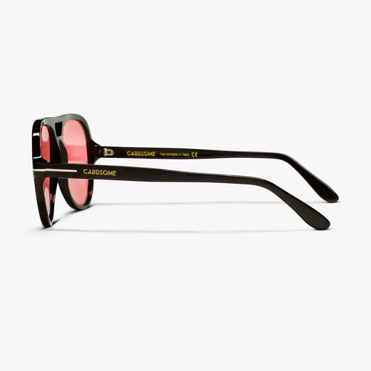 Debbie, Black/Pink Sunglasses Made in Italy