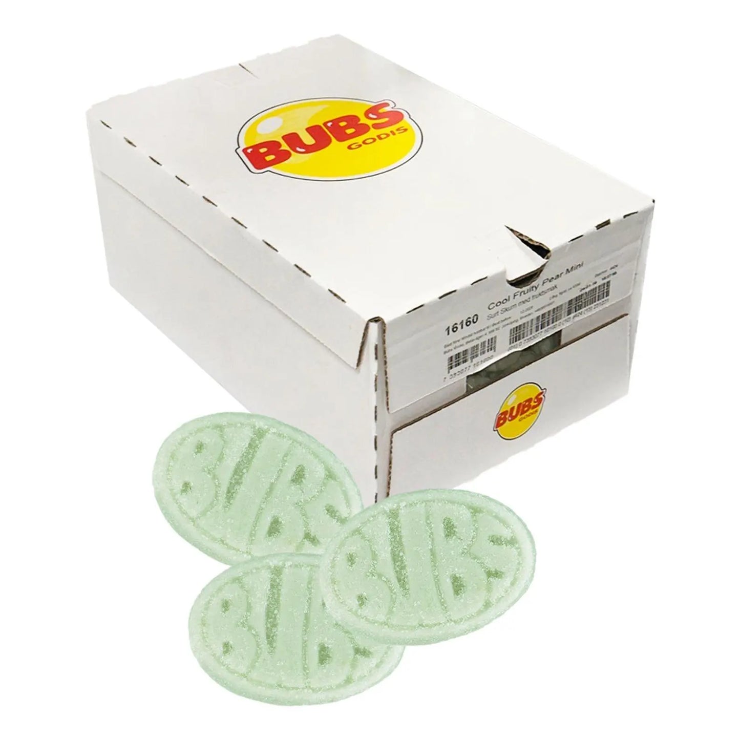 Bubs Swedish Candy Bubs Cool Fruity Pear Mini 2.6kg