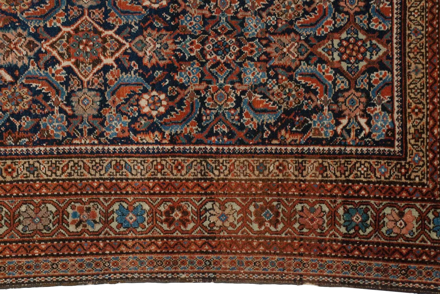 3.5x16.5 Antique Fereghan Rug Runner