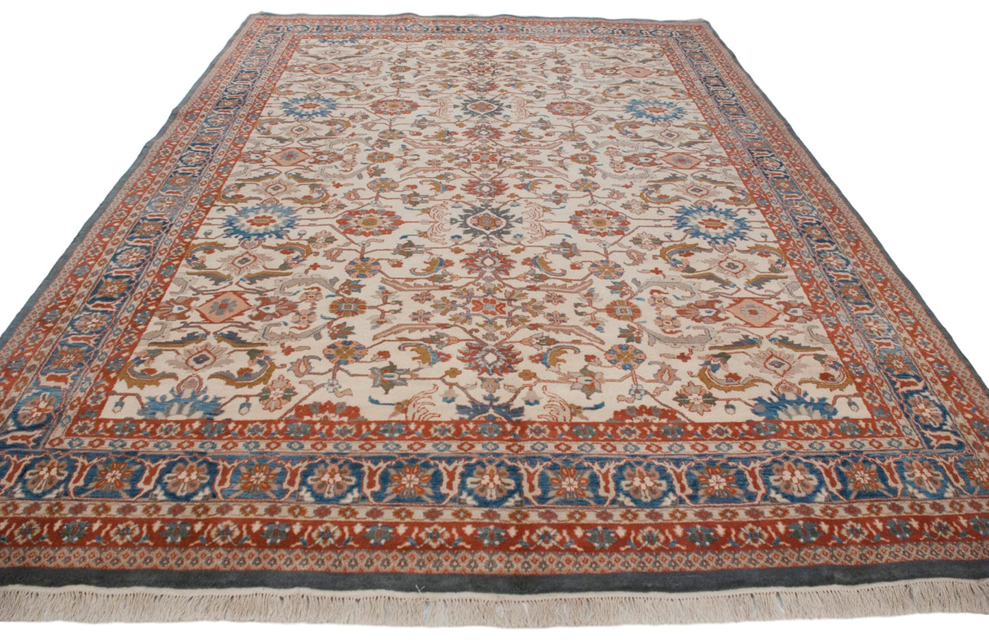 10x14 Vintage Indian Sultanabad Design Carpet