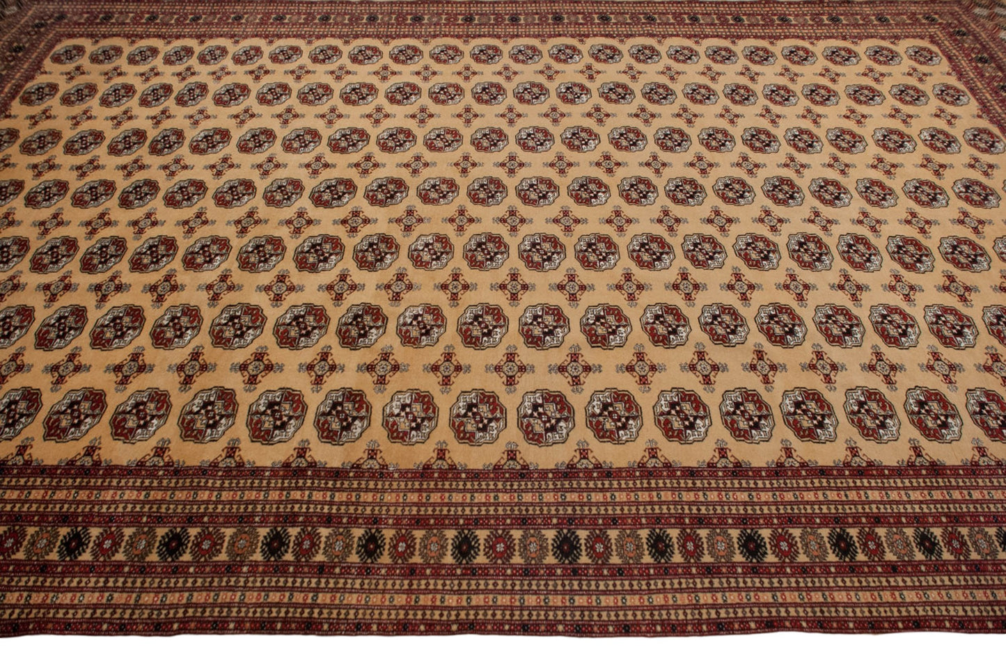 10x14.5 Vintage Bokhara Carpet