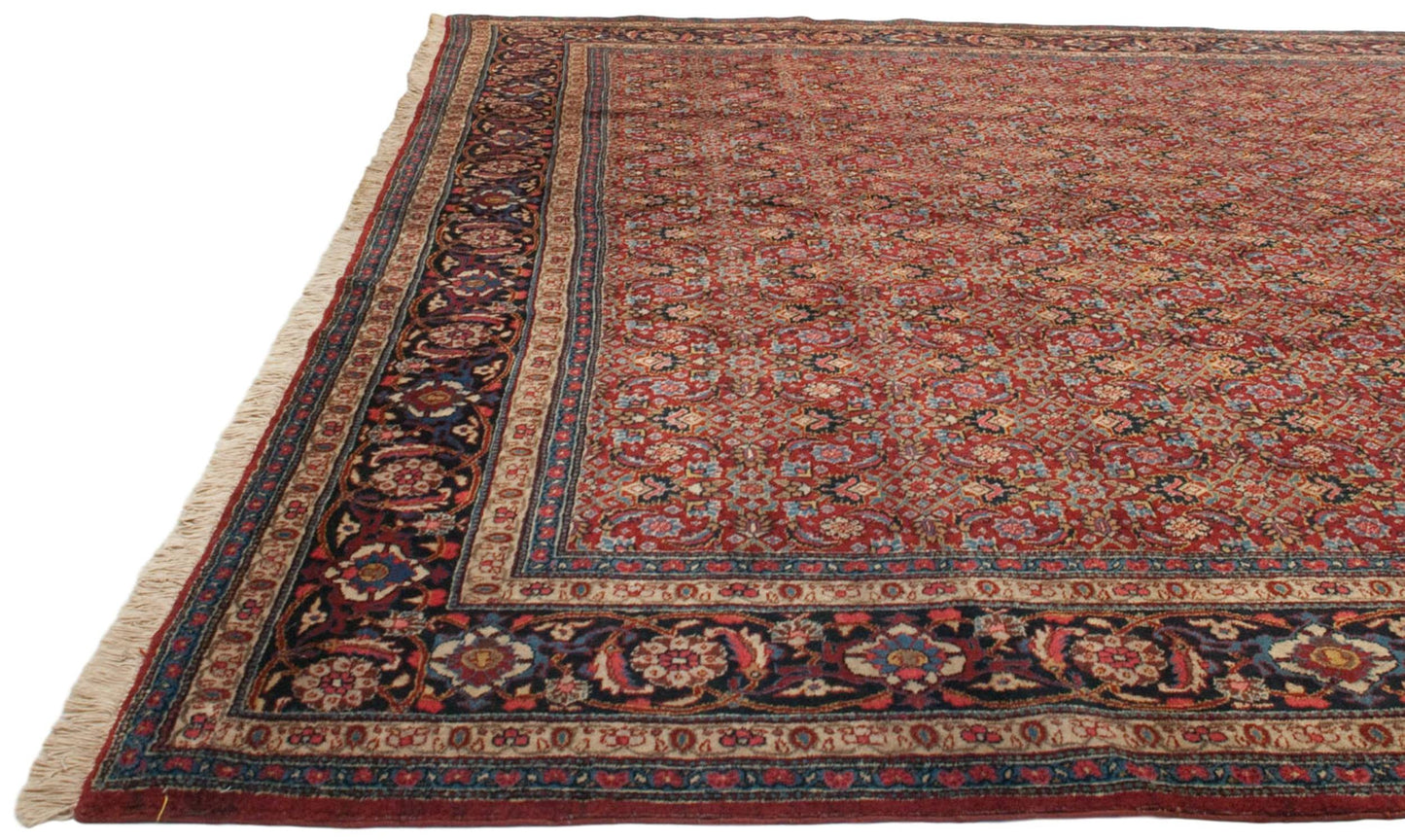11x14 Vintage Tabriz Carpet