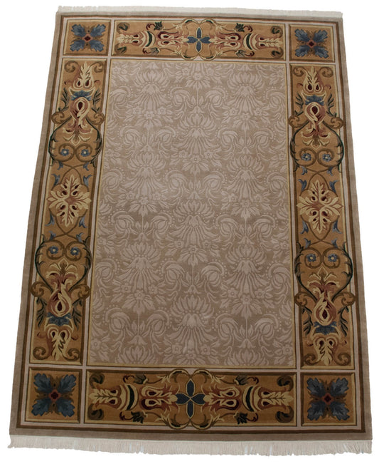 10x14 Indian Savonnerie Design Carpet